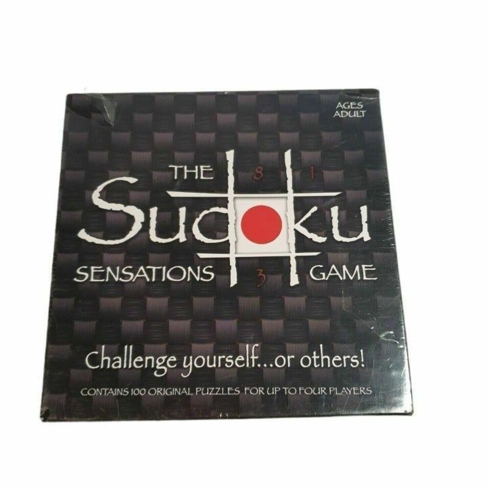 New Hasbro The Sudoku Sensations Board Game Parker Brothers 2005 Family Night